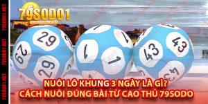 Nuôi Lô Khung 3 Ngày Là Gì? Cách Nuôi Đúng Bài Từ Cao Thủ 79Sodo